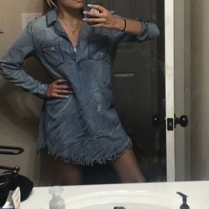 Denim dress